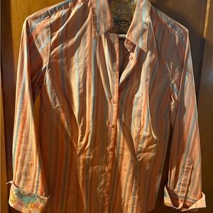 Robert Graham Multicolor Striped Button Down Shirt